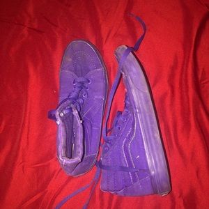 Vans Sk8 Hi (Purple Monochrome) Skate Shoes